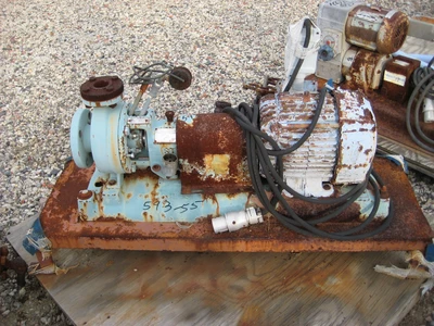 GOULDS 3196 Pump Centrifugal Stainless Steel 3" and Smaller | Perry Equipment (2)