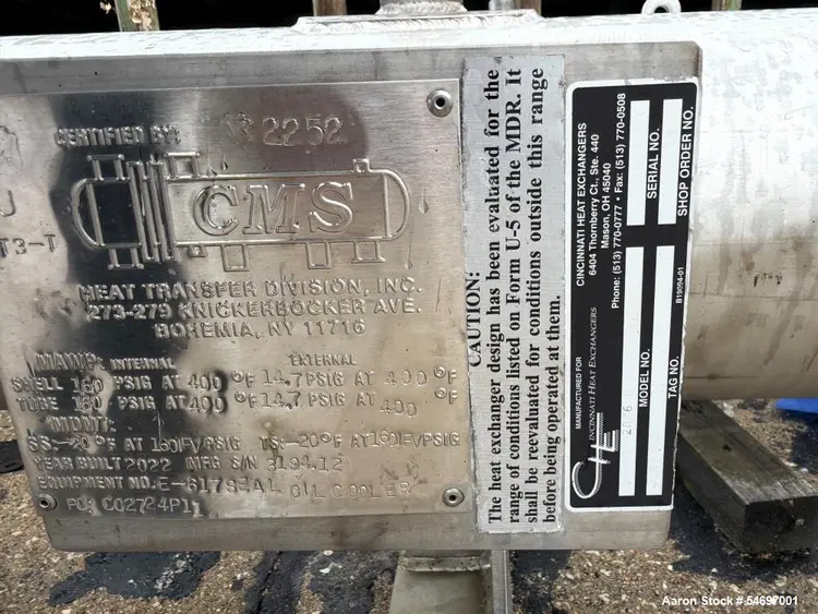 Used _UNKNOWN_ _UNKNOWN_ Heat Exchangers Illinois US | Aaron Equipment #1518770