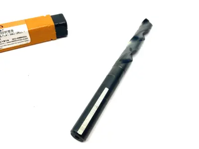 USED HERTEL REDUCED SHANK DRILL BIT: 17/32" DIA, 1/2" SHANK DIA, 118 DEG
