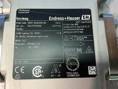 Used 2019 ENDRESS+HAUSER 5RH12A04B1CD041B4 Air Velocity and Flow Ohio US | HGR 24 #1518490