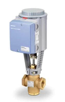 Siemens 274-03187 Valve and Actuator, 2W NC 1-1/2", 25Cv, Equal, Brass Trim, FxF [New]