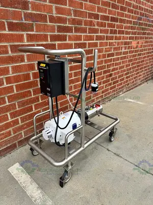 USED AXIFLOW STSC 50-16 STAINLESS STEEL TWIN SCREW PUMP W/ CONTROLLER, HEATING, 5HP