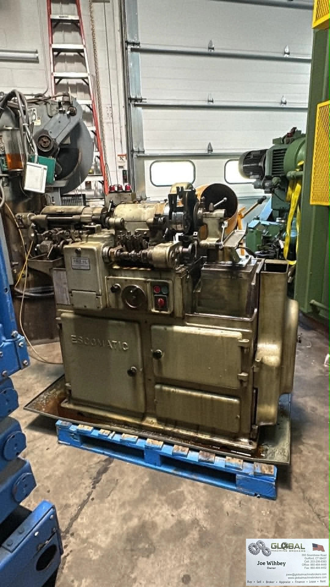 ESCOMACTIC ESCO SA D6 Automatic Cam Swiss Lathe Coil Fed 6mmx62mm