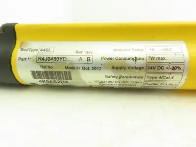Allen Bradley 440L-R4J0480YD Light Curtain Guardmaster Receiver Only Ser A Rev B