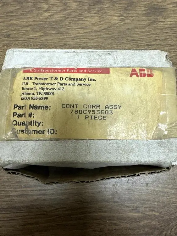 New | in-Stock ABB 780C953G03 Miscellaneous Equipment (Electrical & Power) | Surplus Asset Holdings #1196815