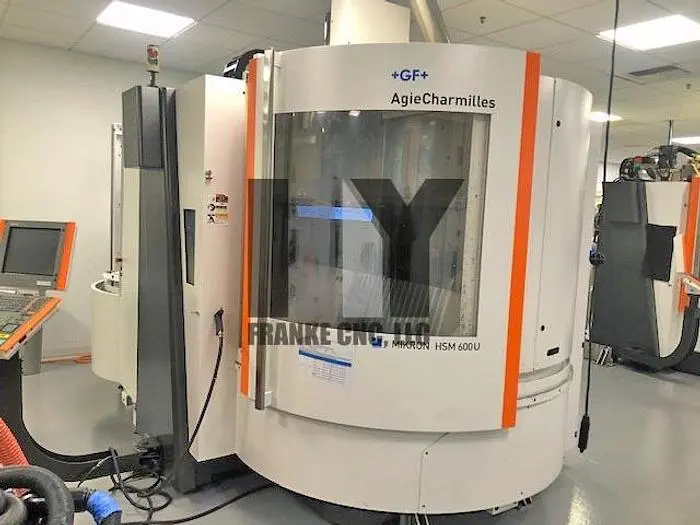 Used 2010 MIKRON MILL HSM600U 36K RPM Vertical Machining Centers (5-Axis or More) | FRANKE CNC, LLC #1382304