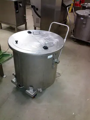 180L Buhler Open Top Trolley Tanks