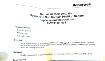 NEW HONEYWELL 50018180-501 NON-CONTACT SENSOR KIT 50018180501