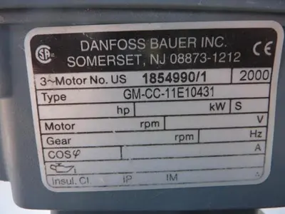 USED BAUER SG2-14/DK54-143L-AS/M