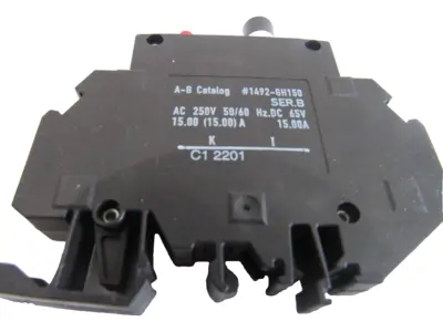 ALLEN BRADLEY 1492-GH150 SUPPLEMENTARY PROTECTOR B 1492GH150 NEW, SURPLUS