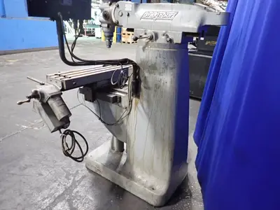 Bridgeport 42" X 9" Vertical Mill