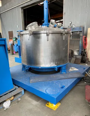 Ferrum DSZ-UR 1250/630 perforate basket centrifuge, 316SS.