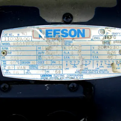 USED LEESON M6C17FC1F