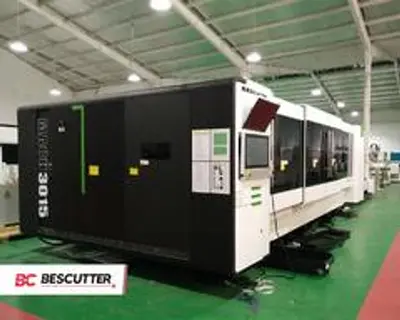 Bescutter MACH SPEED 5'x10' | 6000W -20000W | Fiber Laser Cutter Fully Enclosed with Hydraulic Shuttle Table