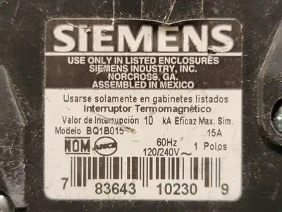 USED SIEMENS BQ1B015