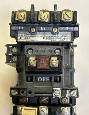 Used ALLEN-BRADLEY 509-BOD Industrial Controls Ohio US | Surplus Asset Holdings #1243200