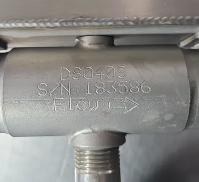 Emerson DS040S119SU Sanitary Mass Flow Sensor Loc6E