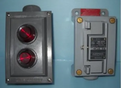 QTY. 1. ALLEN BRADLEY HAZ. LOC. PUSH BUTTON BUL-80...