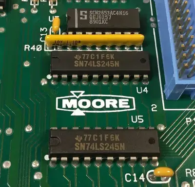 SIEMENS MOORE PRODUCTS 15737–133 BBI ICC Computer Board. 3B