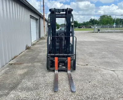 Used 2016 TOYOTA 8FBE18U 3-Wheel Sit down Electric Counterbalance Forklifts Texas US | TB Forklifts #1274993