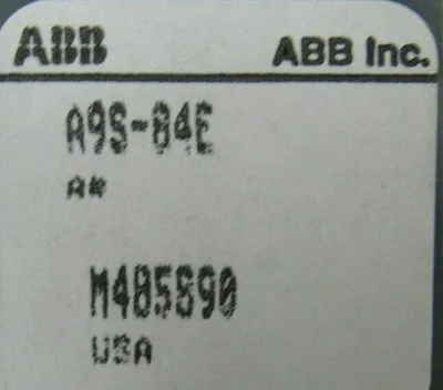 NEW ABB A9S-84E STARTER 3PH 110-120/60 A9S84E