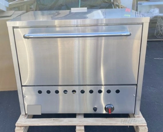 171-0094 36” Gas Double Deck Countertop Stone Pizza Oven