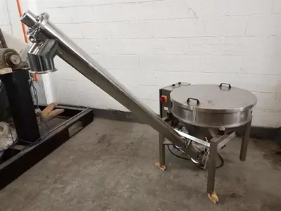 66" long x 4" dia. screw conveyor