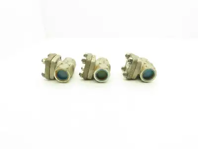 Velan W-2034B-13MY 1" Socket Weld Spring Plug Check Valve Stainless Lot of 3