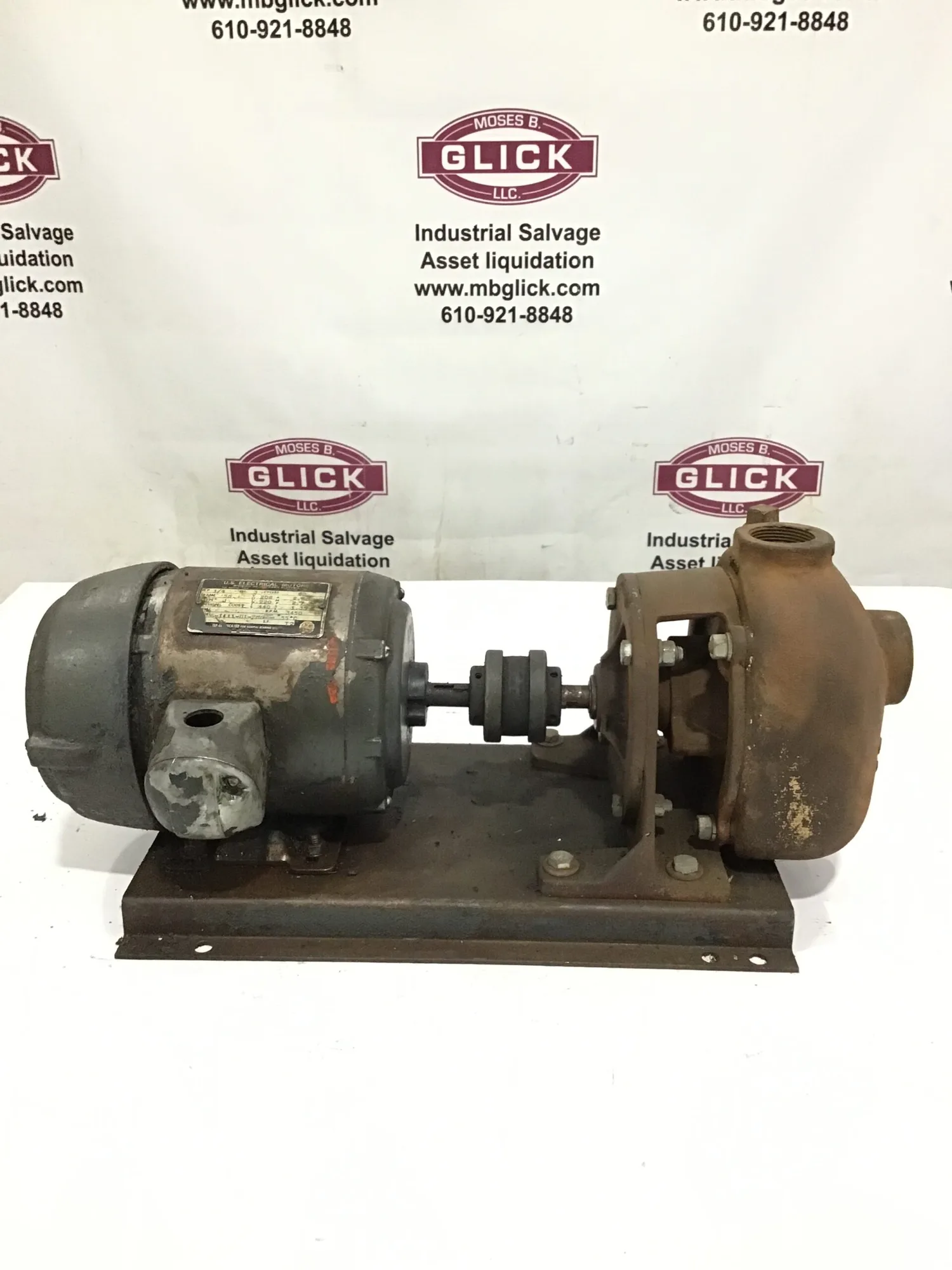 Industrial Centrifugal Pump with US Electrical Motor 1/4HP 3PH 3450RPM