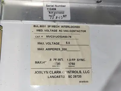 USED BENSHAW CFMVRSMTS-350-4160-1