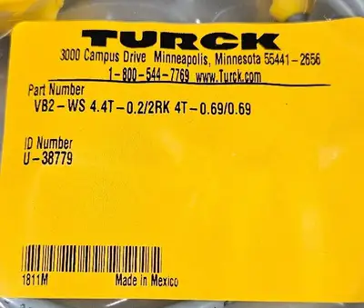 USED Turck VB2 -WS 4.4T-0.2/2RK 4T-0.69/0.69