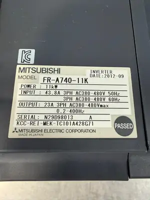 Mitsubishi FR-A740-11K Frequency Converter 11kw (11.6.5)