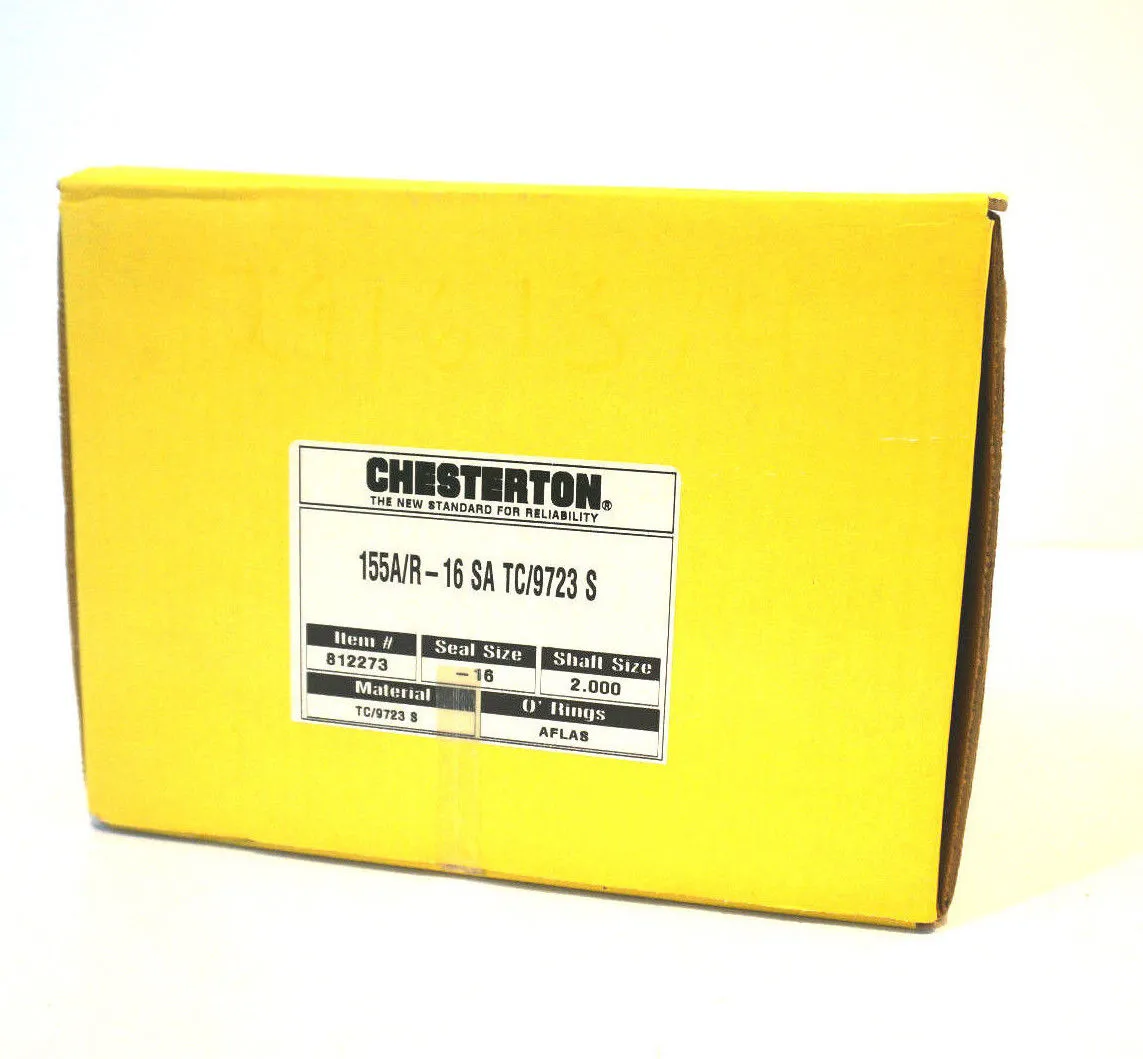 NEW CHESTERTON 155A/R-16 SA TC/9723 S CARTRIDGE SEAL SHAFT SIZE 2.000 812273