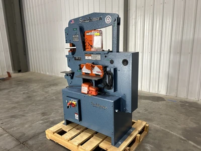 Scotchman 50 Ton Ironworker, Model 50514-EC with LED Lighting, 480 Volt / 3 Phase