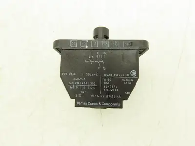 Demag SES1 1OE1S Switching Element Contact Block for Crane Control