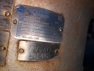 6" Consolidated Safety Relief Valve