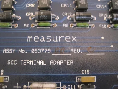USED MEASUREX 053779-00 PC BOARD TERMINAL ADAPTER 05377900