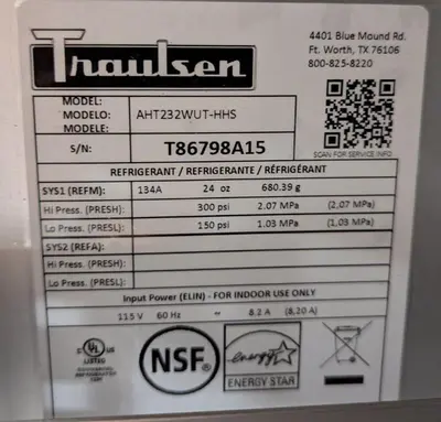 USED TRAULSEN AHT232WUT-HHS