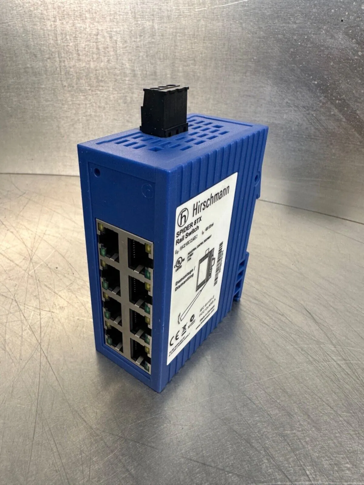 Hirschmann Spider 8TX Rail Switch / Spider-8TX (4B-27)