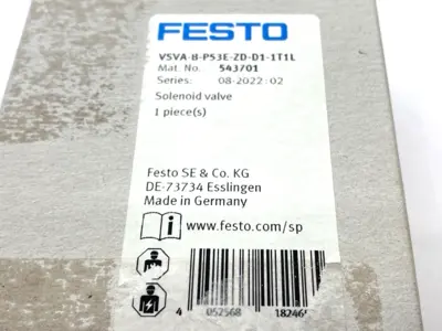 NEW FESTO VSVA-B-P53E-ZD-D1-1T1L, 543701