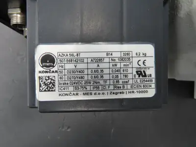 Weiss TC0120 Rotary Indexing Table 6-Station 120mm OD .5kw 230/480V 3PH