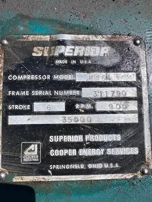 USED WHITE SUPERIOR MW-64