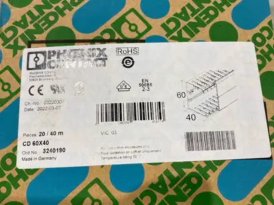 New | in-Stock Phoenix Contact Wire Channel Cable Duct Gray Conduits Michigan US | Maverick Industrial Sales #1487635