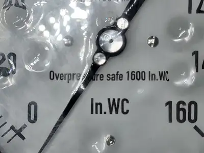 Pressure Gauge 0 to 160 in.WC