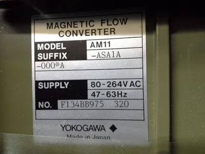 Yokogawa Magnetic Flow Converter model AM11-ASA1A-000*A