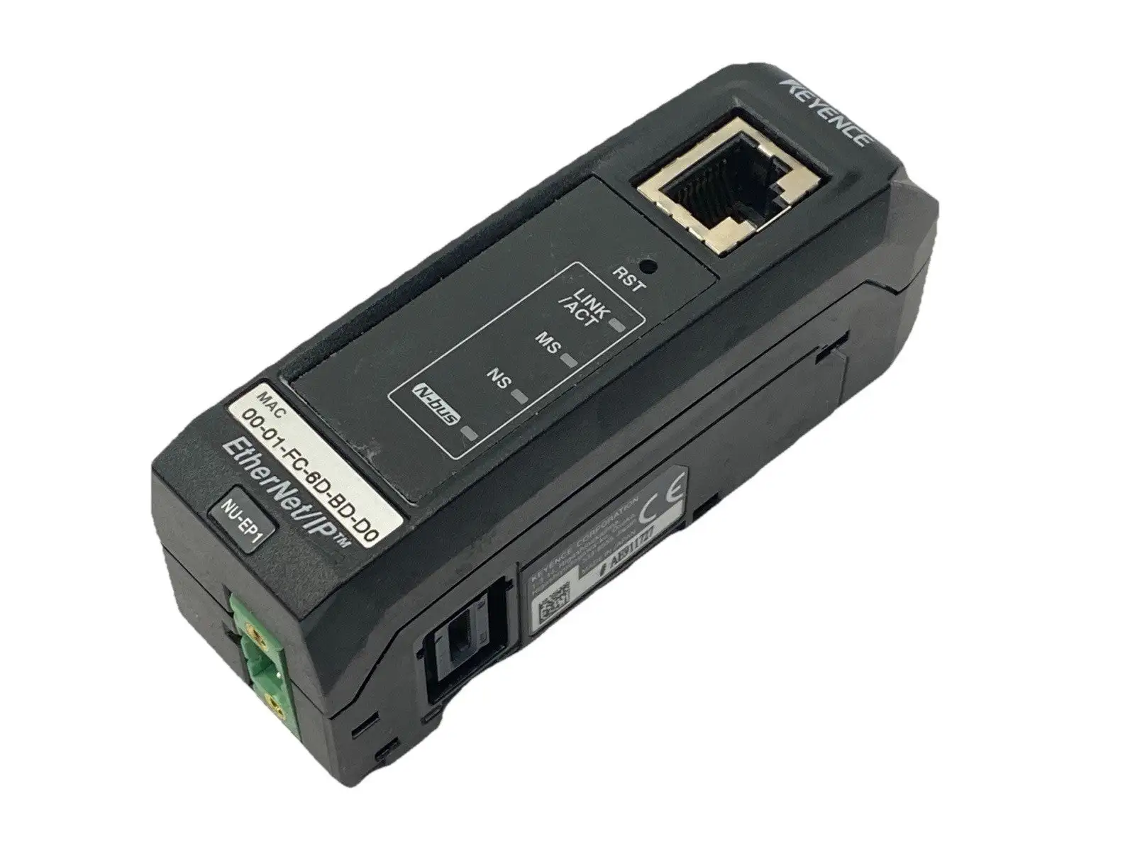 USED KEYENCE NETWORK COMMUNICATION UNIT ETHERNET/IP COMPATIBLE
