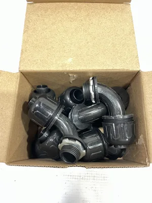 Sealproof 8417 1/2″ Non-Metallic Right Angle Conduit Connectors -NIB of 10