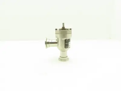 MDC KAV-100 Manual Pneumatic Angle Valve Vacuum Isolation 1" Connection
