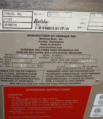 USED BELSHAW 718LCG-NG