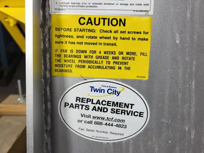 New | in-Stock TWIN CITY FAN RBO-SW Parts (Hydraulics and Pneumatics) British Columbia CA | Lenmark #367011